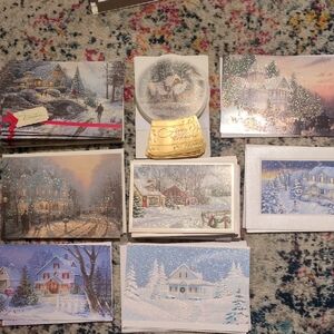 55 Glitter Holiday Cards And Envelopes